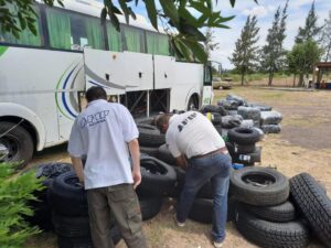 Neumáticos incautados